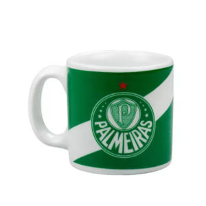 Caneca Porcelana 120ml Palmeiras Mileno