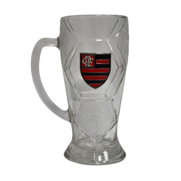 Copo vidro bola 630ml - Flamengo