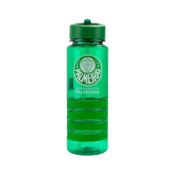Garrafa Squeeze Canudo Retrátil 700ml - Palmeiras