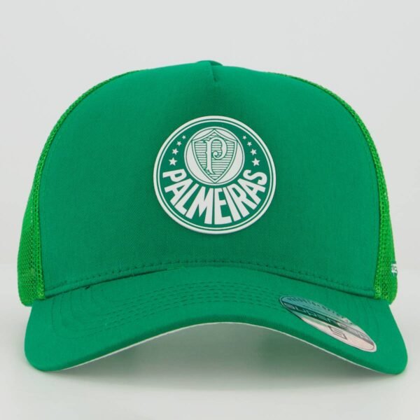 Boné Palmeiras Trucker Verde Supercap