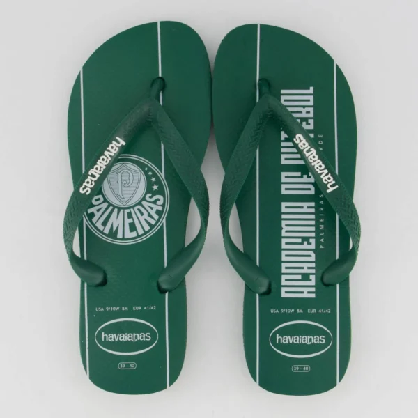 Chinelo Palmeiras Oficial Havaianas Escudo Verde