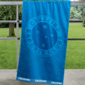 Toalha Futebol Jacquard Veludo Cruzeiro 2025