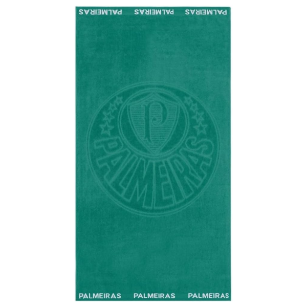 Toalha de Banho Palmeiras Veludo Jacquard