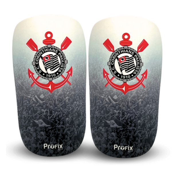 Caneleira de Futebol Oficial do Corinthians Degradê