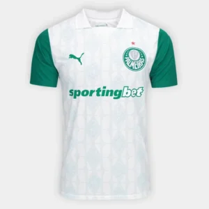 Camisa Palmeiras Branca II Oficial Puma Torcedor s/n° 25/26 Masculina