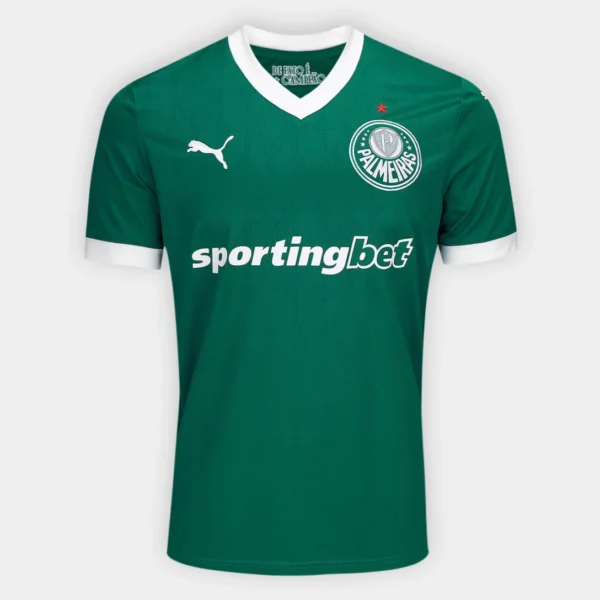 Camisa Palmeiras Oficial Puma Torcedor s/n° 25/26 Masculina