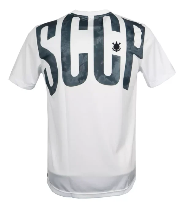 Camisa Corinthians Branca Escudo Centralizado - Image 2