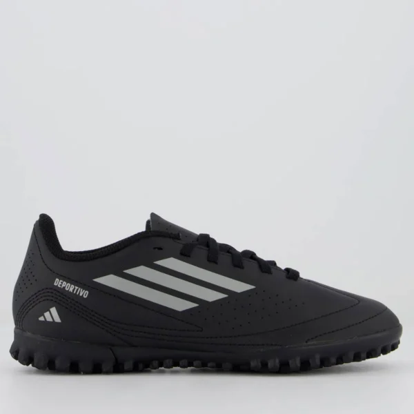 Chuteira Adidas Deportivo III TF Society Preta e Cinza - Image 2