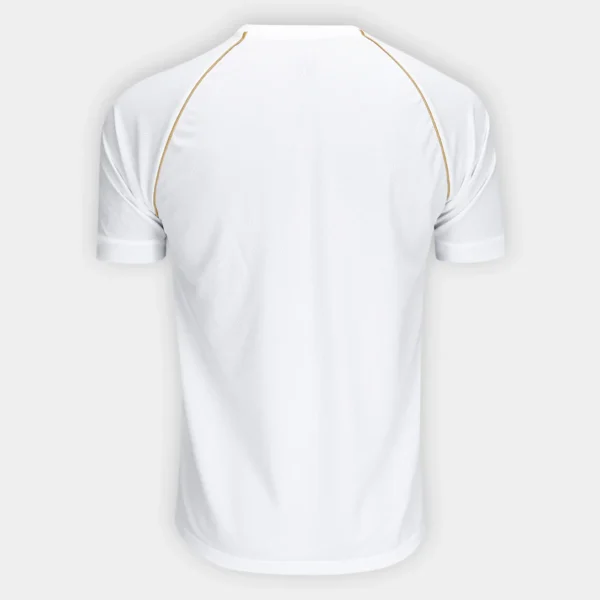 Camisa Cruzeiro Basic Branca com Dourado Masculino - Image 2