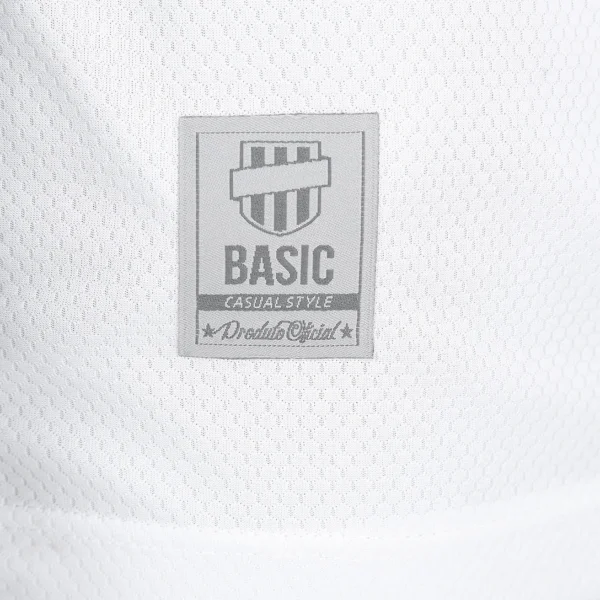 Camisa Cruzeiro Basic Branca com Dourado Masculino - Image 4