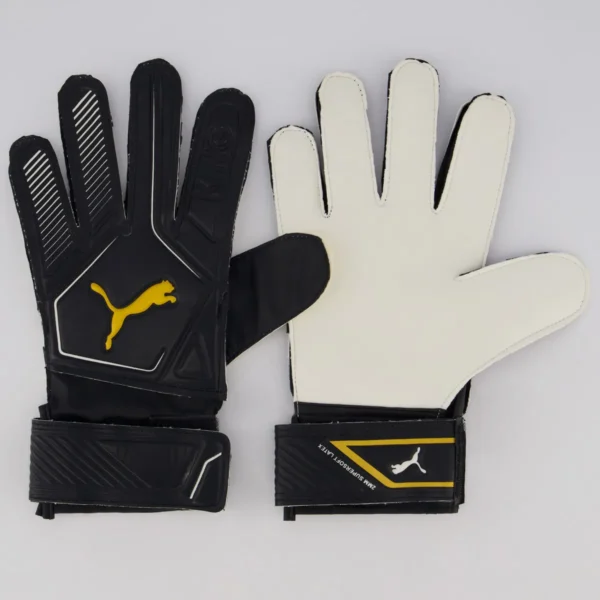 Luva Goleiro Puma king 4 Preto Dourado