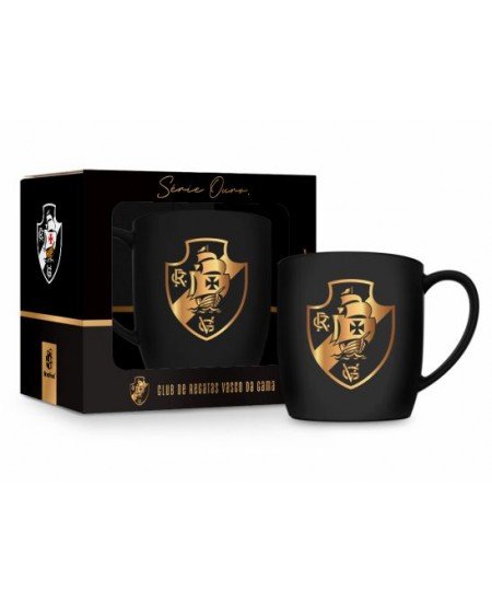 CANECA PORCELANA URBAN 300ML TIMES - VASCO SÉRIE OURO