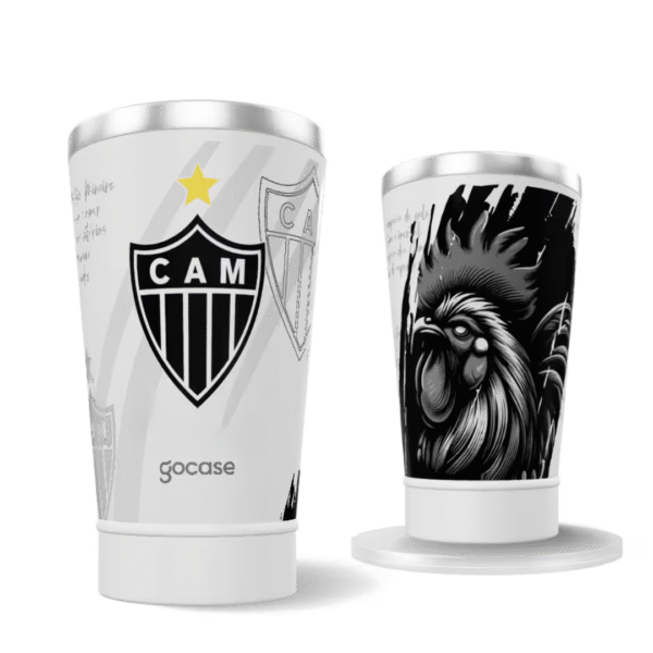 Copo Térmico Atlético Mineiro  Branco 2024 - Image 2