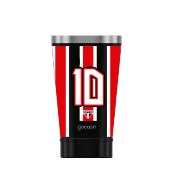 Copo Térmico São Paulo Gocase Preto Vermelho - Image 2