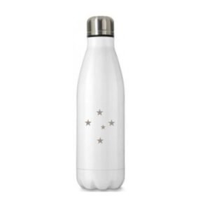 Garrafa Cruzeiro Inox 500ML Branca Estrelas