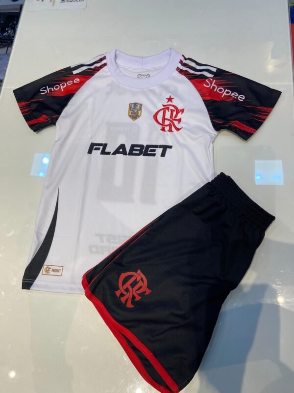 Conjunto Infantil Flamengo Uniforme II 25/26