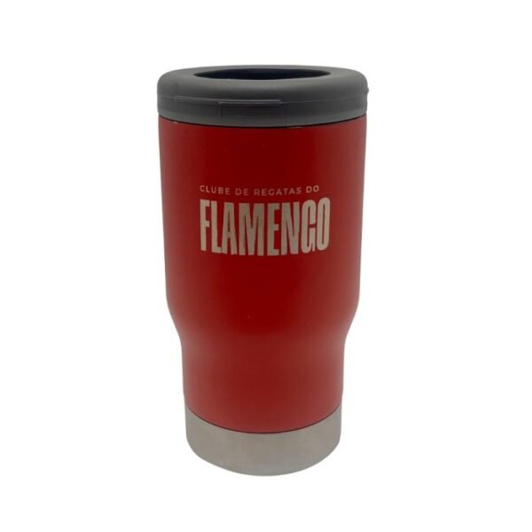 Copo Térmico Flamengo Multiuso 380ml Com Aridor - Image 4