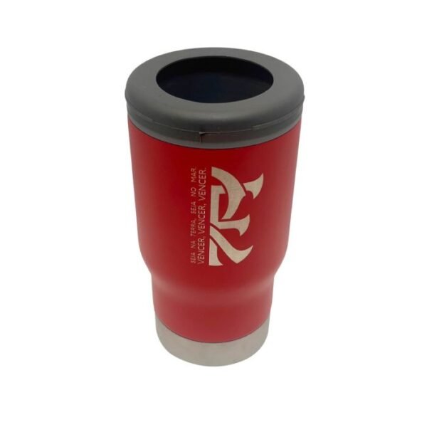 Copo Térmico Flamengo Multiuso 380ml Com Aridor - Image 5