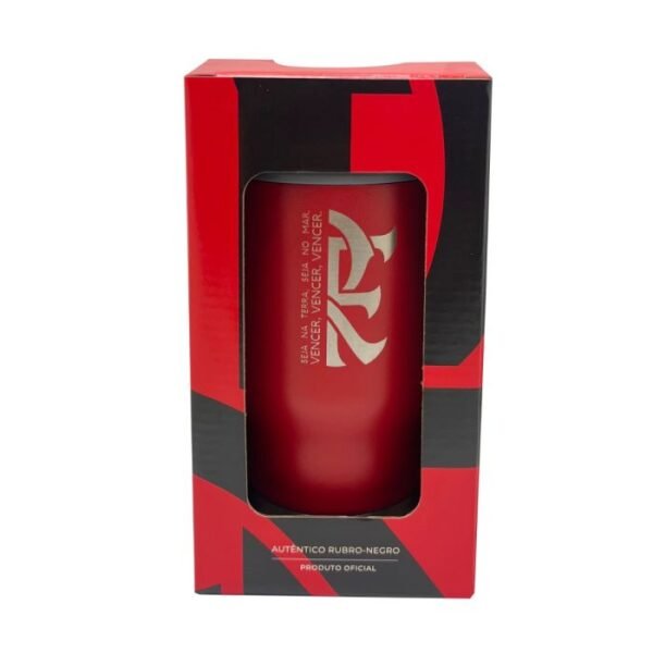 Copo Térmico Flamengo Multiuso 380ml Com Aridor - Image 7
