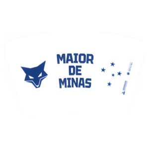 Copo Cruzeiro Maior de Minas Branco 550ML