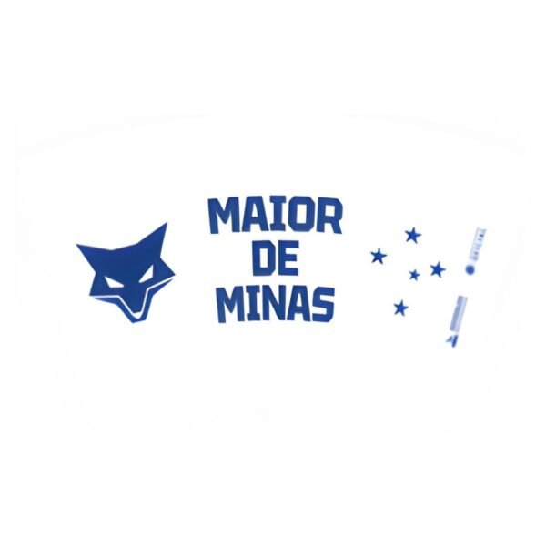 Copo Cruzeiro Maior de Minas Branco 550ML