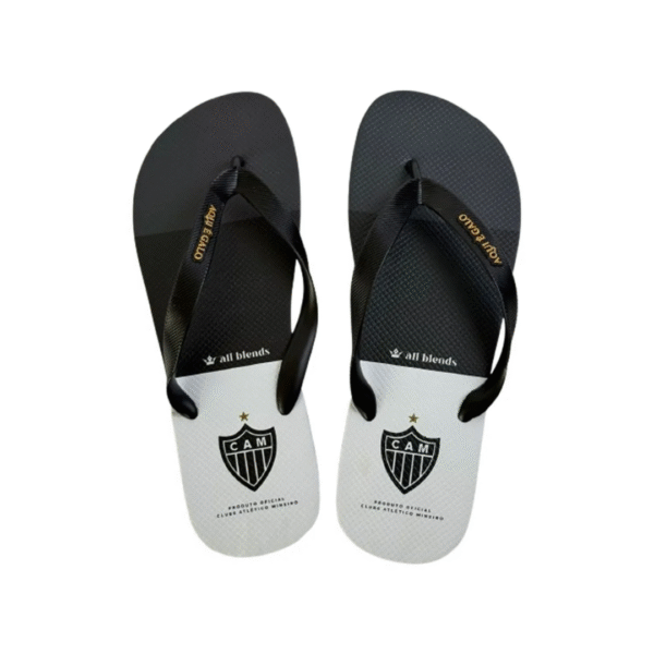 Chinelo Clube Atlético Mineiro Casual Galo Torcedor Oficial All Blends