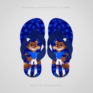 Chinelo Infantil Cruzeiro Raposão All Blends 2025
