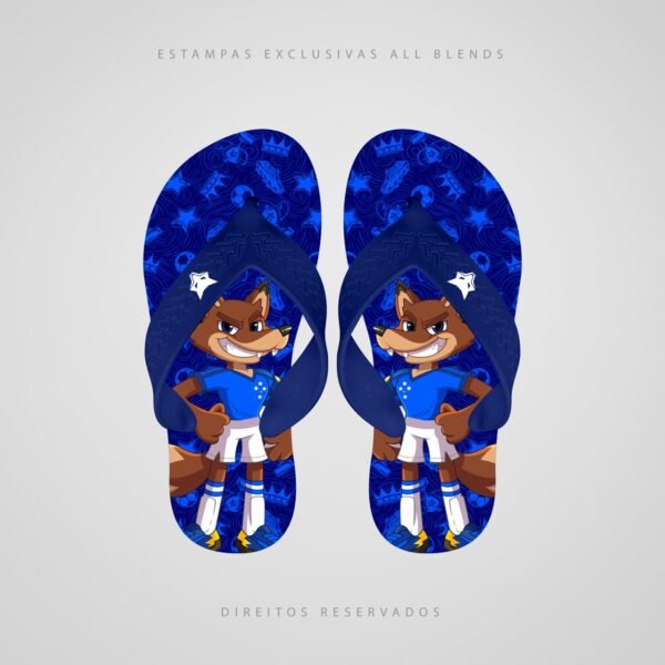 Chinelo Infantil Cruzeiro Raposão All Blends 2025