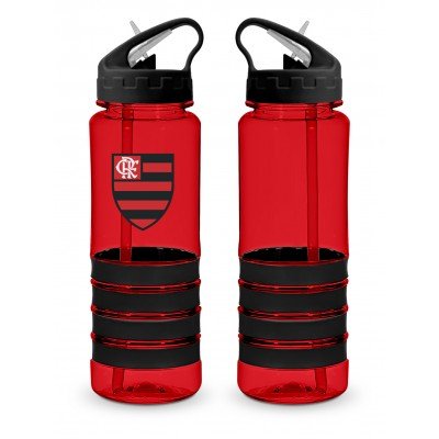 GARRAFA PLÁSTICA 750ML TIMES - FLAMENGO ESCUDO