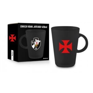 CANECA VIDRO JATEADA 420ML HAVANA - VASCO