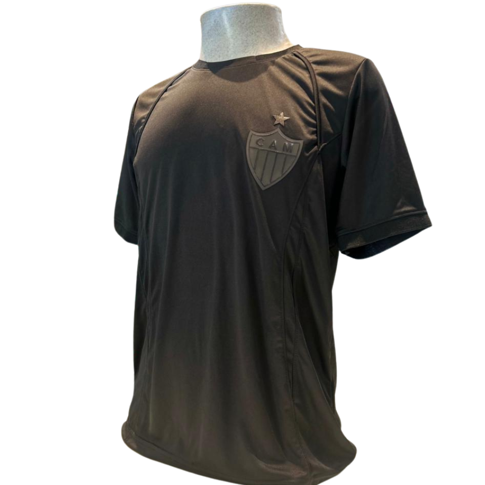 Camisa Atlético Mineiro Dry All Black Oldoni - Imagem 2