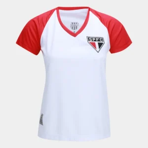 Camiseta São Paulo Retrômania Feminina - Branco