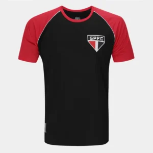 Camisa São Paulo Basic Retrômania Masculina Preta
