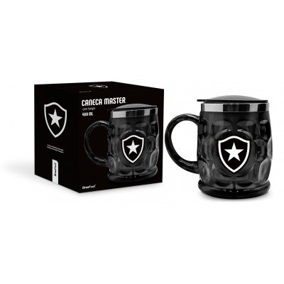 CANECA PLÁST. INOX MASTER 450ML TIMES - BOTAFOGO