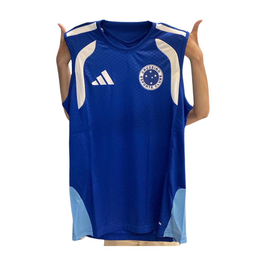 Regata Cruzeiro Treino Adidas Masculina Azul 2026