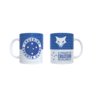 CANECA MÁGICA AZUL A IMAGEM DO CRUZEIRO RESPLANDECE