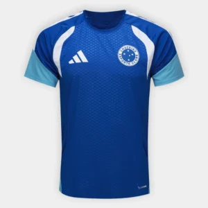 Camisa Cruzeiro Treino Adidas Masculina  Azul 2026