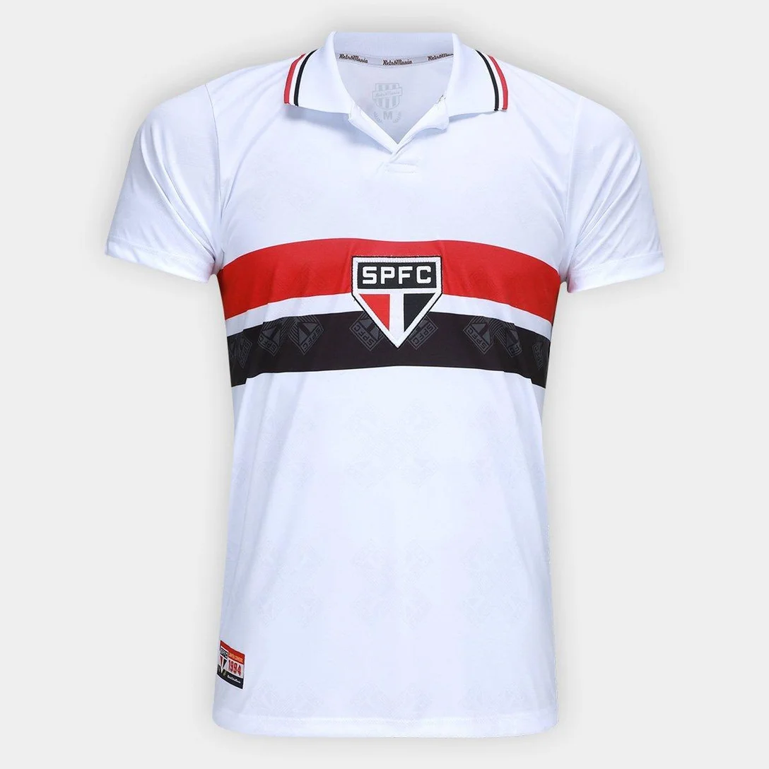 Camiseta São Paulo RetrôMania 1994 Masculina Branco