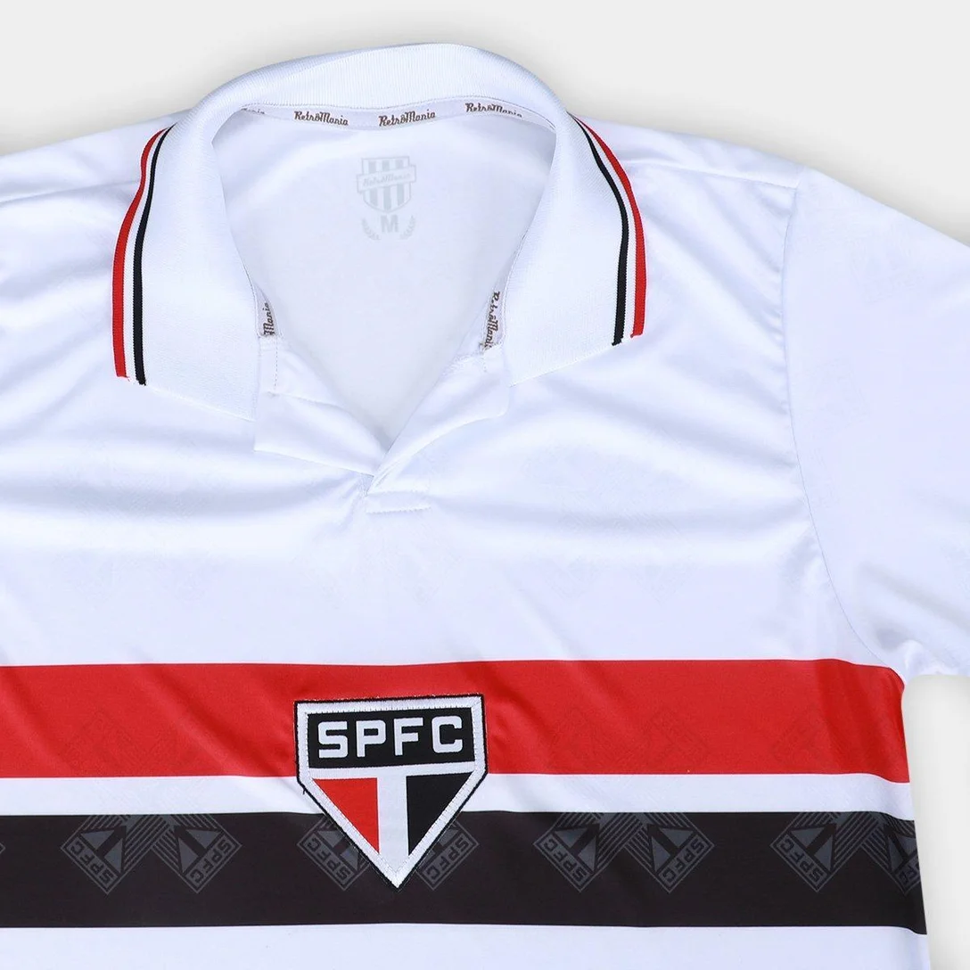 Camiseta São Paulo RetrôMania 1994 Masculina Branco - Image 4