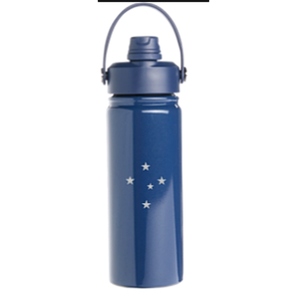 Garrafa Termica Azul Estrelas Cruzeiro 600ML