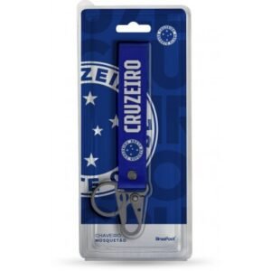 CHAVEIRO MOSQUETÃO CLIPKEY - CRUZEIRO