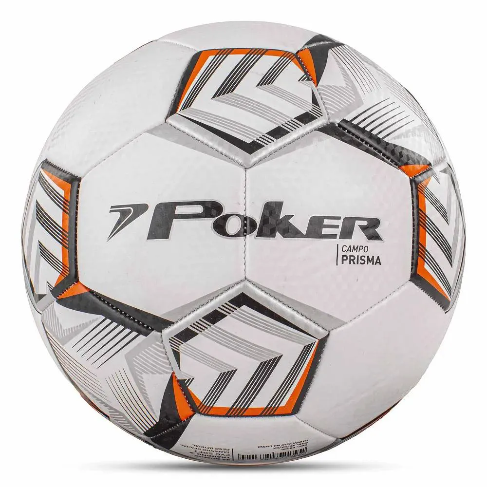 Bola Poker de Futebol Campo Training 32 Gomos Prisma Branca