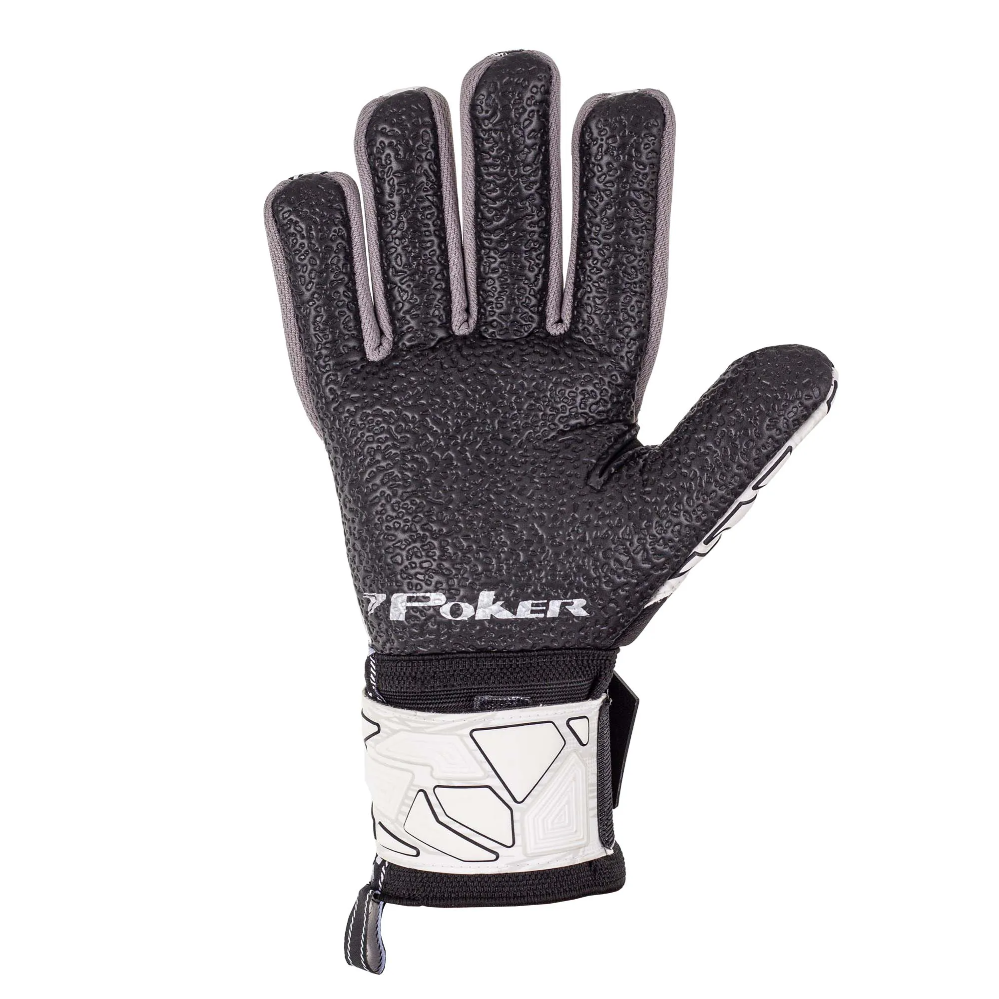 Luva de Goleiro Profissional Poker Endurance III para Grama Sintética Branca - Imagem 4