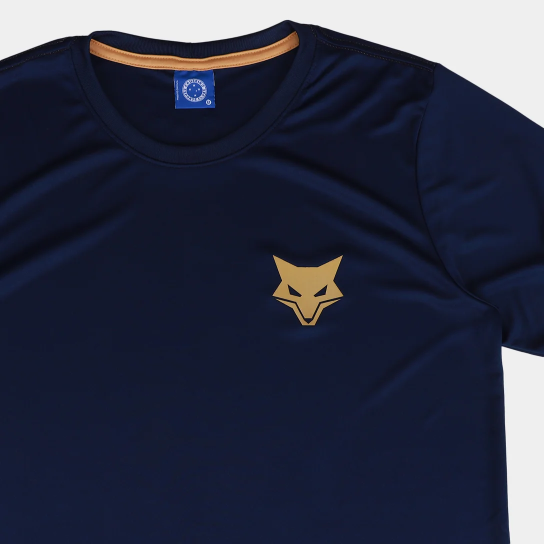 Camisa Cruzeiro Dry Azul Marinho Raposa - Imagem 5