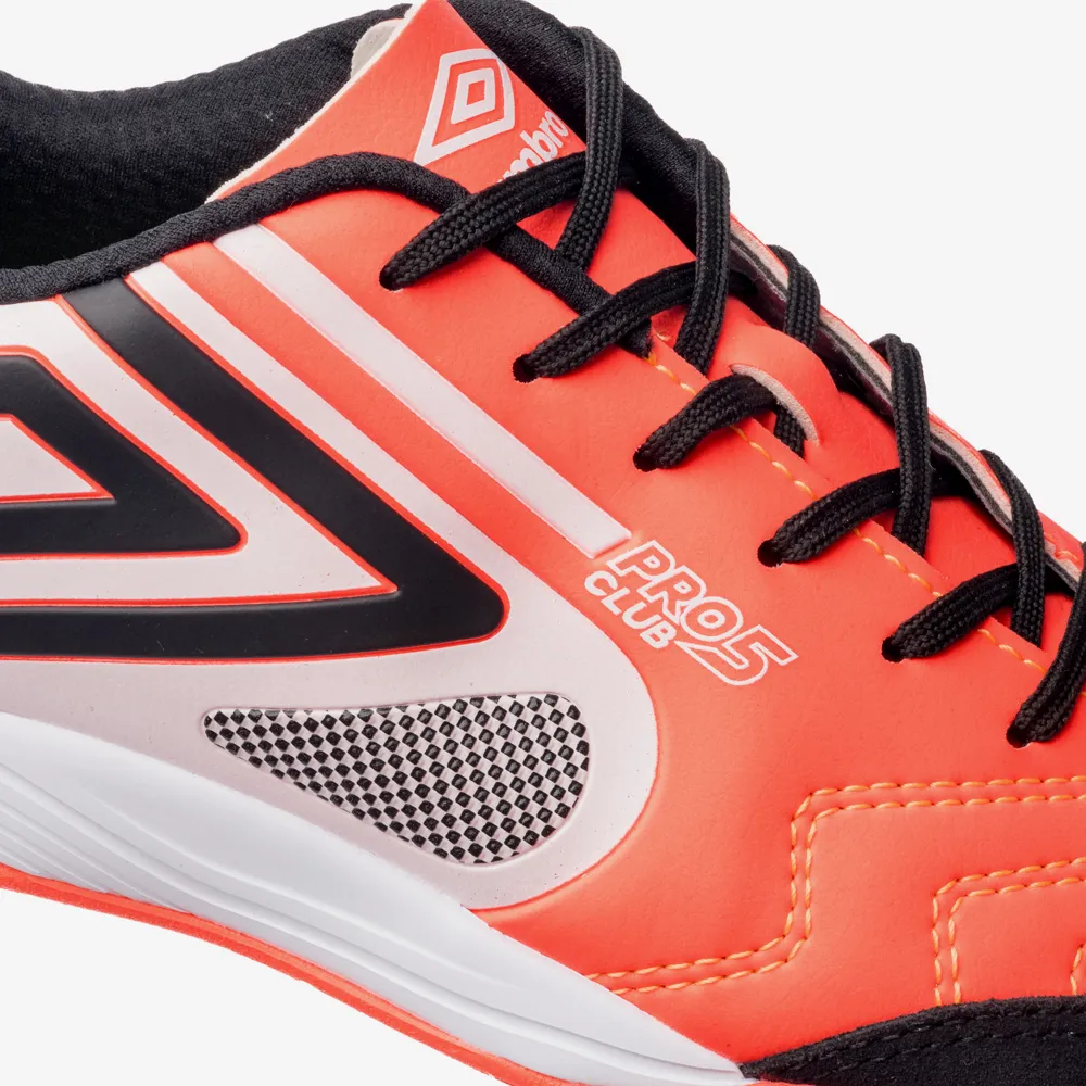 Chuteira Futsal Umbro Pro 5 Bump Club Coral - Imagem 7