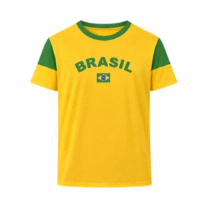 Camisa Brasil Amarela Dengo Braziline Masculina