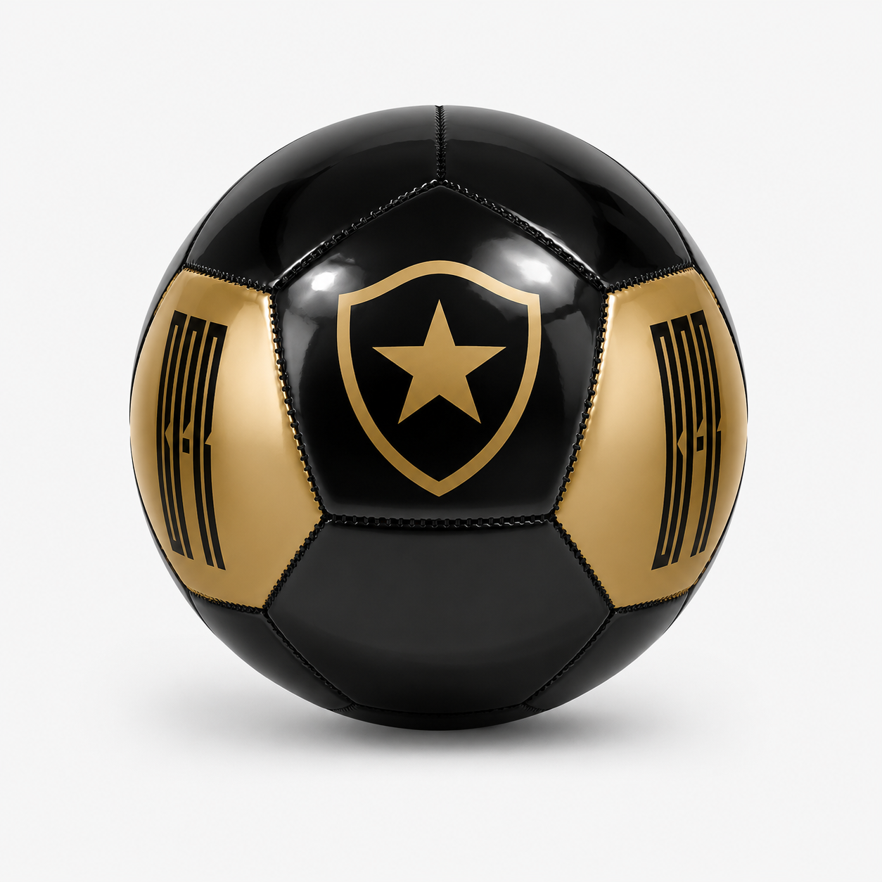 Bola Oficial Botafogo BFR Preto com Dourado
