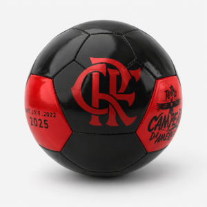 Bola Oficial Flamengo Vermelha Tetra da Libertadores