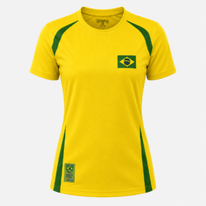 Camisa Start Estação Brasil Amarela Feminina