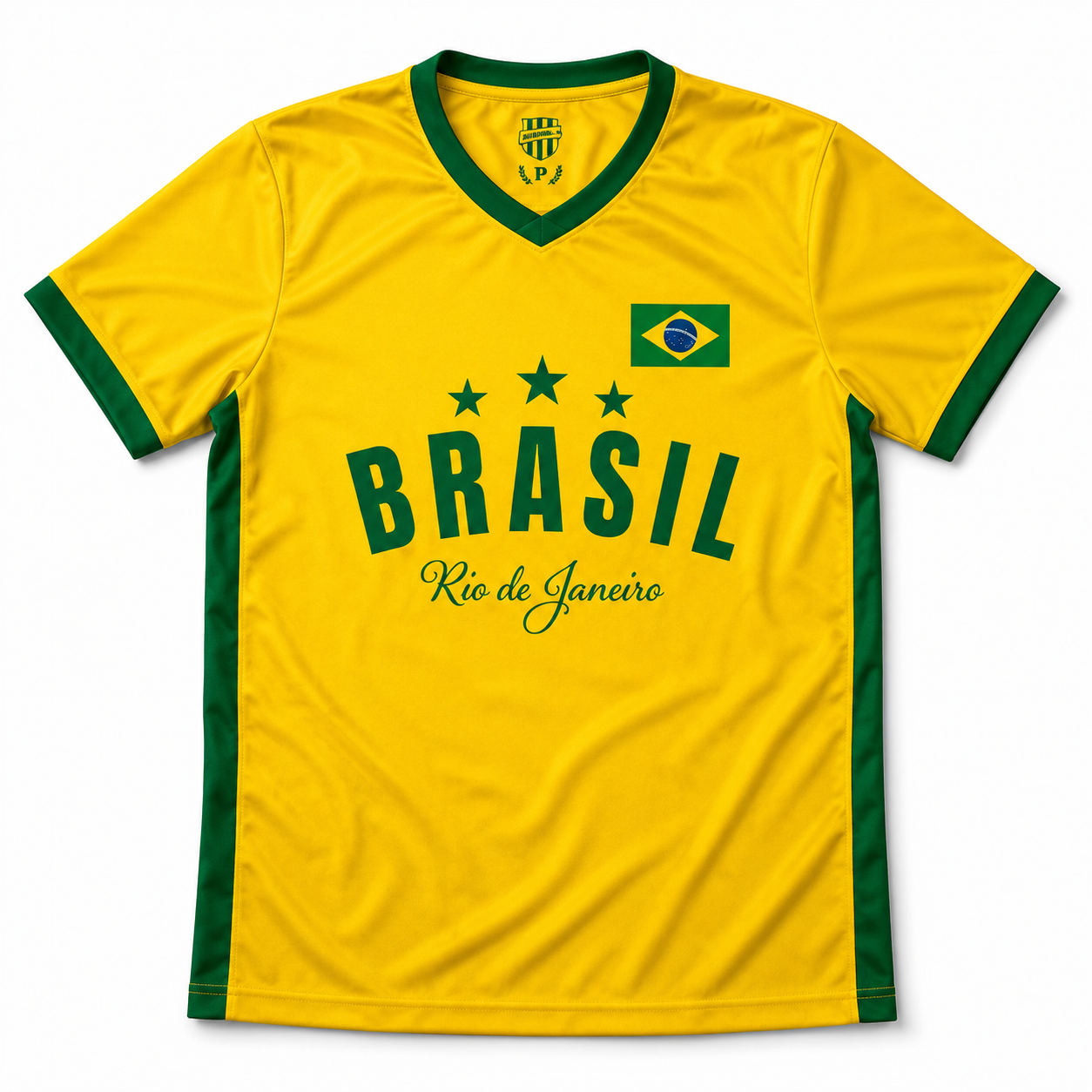 Camisa Brasil Amarela Retromania Bra2520